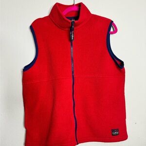 Women’s large ll bean fleece vest